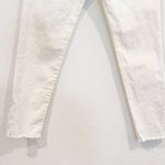 Moussy Vintage Denim MV Burnside Raw Hem Skinny Jeans Designer Luxury White 26 Photo 10