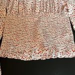 Princess Polly  Women's US Size 6 Red & Black Polka Dot Cute Cropped Top Blouse Photo 3