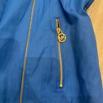 Michael Kors Womens Blue Trench Coat Photo 5