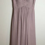 Azazie  Maren Dusk Flowy Pleated Chiffon Dress Photo 0