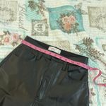 Abercrombie & Fitch Curve Love The 90’s Straight Ultra High Rise Faux Leather Photo 5