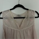 Vintage Feminine Cotton Blend Lace and Embroidered Nightgown by Character White Size 1X Photo 1