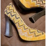 Naughty Monkey  Women's Platform Heels w. Embroidered Exterior, Snakeskin - 6 Photo 5