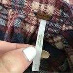 Free People Northern Bound Plaid Popover Button Up Top Small Fall Photo 4