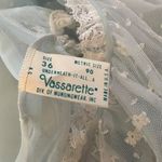 Vassarette NOS Vintage 60's Blue Nylon Chiffon Robe Nightgown Size 36 Full Sweep Photo 7