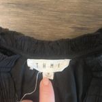 THML Black Textured Easy Fit Dress Sz M Photo 6