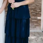 Lulus Navy Blue Tiered Maxi Dress Photo 1