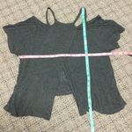 Workshop Off The Shoulder Gray Tribal Overlapping Back Short Sleeve Top  Size Juniors Small Photo 2