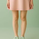 Adidas  Size 7.5 Casual Lace Up Padded Heel Advantage Sneakers Mint Green Photo 7