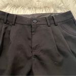 Divided H&M Pleated Dressy Shorts Black Photo 3
