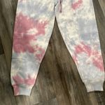 Love Shack Fancy  Etty Cropped Joggers  Tie Dye Sweatpants Small Photo 3