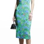 Alice + Olivia ππ Delora Spaghetti Strap Midi Dress Spring Paisley Print 2 NWT Photo 7