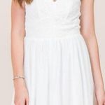 Francesca's White Nava Dress Photo 0