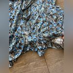 Topshop Blue and White Floral Jumpsuit Photo 12