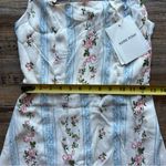 Rosie Posie Womens Sweet Floral Stripe Sundress Cottage Boho Sz Small NWT White Photo 4