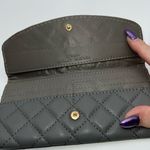 Badgley Mischka  Long Quilted Vegan Leather Wallet Photo 3