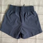Women's Athletic Drawstring Elastic Waist Ice Blue Shorts Size M Photo 2