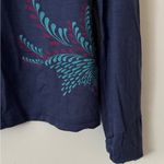 Ibex L Merino Wool Baselayer 1/4 Zip in Ink Blue Size L Photo 2