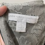 New York And Company  Grey Lace Blouse Photo 3
