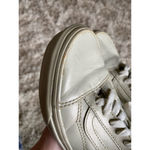 Vans  Leather Low Top Sneakers Old Skool 90s Y2K Ivory VTG Skater Preppy Gen Z 6 Photo 10