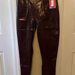 Spanx : FAUX PATENT LEATHER LEGGINGS, RUBY Size Petite Small. NWT. 128 retail Photo 7