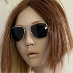 Vintage EAGLE EYES Freedom R52 SLV #12029 7188 Aviator Sunglasses Silver Photo 1