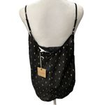 Blu Pepper New With Tags Black Tank Lace Bralette Gold Details Photo 5