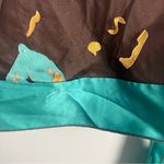 Hale Bob Vintage Y2K cowl neck silk  top with tie at hip size small Photo 2