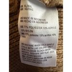 State of Day Women's Size XL/XXL Cave Brown Fleece Knit Robe Sweater Sleepwear Photo 5