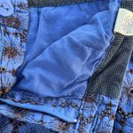 Anthropologie ELEVENSES
Blue Brown Floral Daisy Eyelet Gerbera Short Size 12 Blue Photo 6