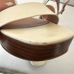 New Look Nordstrom Noanita-Lea Ivory Leather Platform Sandals Wood Block Heel Size 9.5M Photo 9