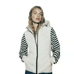 ZARA NWOT  | Ecru | FITTED HOODED PUFFER VEST JACKET 8073/047 ZIPEER POCKET SKI Photo 6
