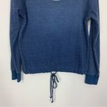 Cloth & Stone  Boatneck Ombré Navy Blue Sweatshirt Size Small Photo 3