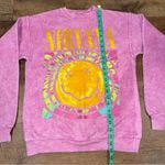 Nirvana  Tie-Dye Smiley Face 90’s Logo Crewneck Sweatshirt Photo 6
