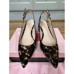 Kate Spade Mika Slingback Heels Tortoise Patent Leather Size 8.5 NIB Timeless Photo 6