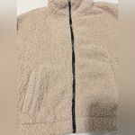 American Eagle Outfitters Cream Sherpa Jacket Photo 2