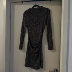 ZARA NWOT  Knit Black Metallic Thread Dress Size M Photo 11