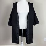 Jarbo Monroe Double Face Button Front Pocket Over Coat in Black Size 1 (L 12 Photo 5