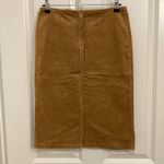 NWT Vintage Corduroy Lace Up Detail Pencil Skirt Size M Photo 3