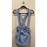 Urban Outfitters Corduroy Skirt Suspenders Blue Overall Photo 2