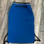 Triangl  Blue Drawstring Neoprene Backpack Bag Photo 0