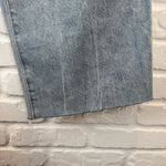 EXPRESS  Jeans High Waisted Light Wash 50/50 Rigid Stretch Ripped Wide Leg 10R Photo 11