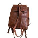 Handmade Vintage Women's  100% Leather Backpack‎ Rucksack travel Bag Unlined Photo 4