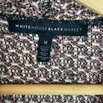 White House | Black Market  Pink Black & White Open Front Long Sleeve Cardigan M Photo 3