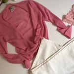 The Territory Ahead Pink Cashmere Cardigan Photo 1