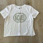 Dickies Womens  White Cropped Tshirt - XL Photo 0