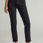 Everlane  High Rise Black Ankle Jeans Stretch Five Pocket 26" Inseam Size 28 Photo 0
