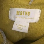Maeve ANTHROPOLOGIE  Women's Gray and Chartreuse Pullover Hoodie Size XS Photo 2