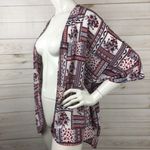 Harlowe $ Graham Harlowe & Graham Kimono Printed Open Front Photo 2