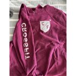 Reebok Long Sleeve Waffle Knit Thermal Hoodie Top Crossfit Reverse Arm Medium Photo 4